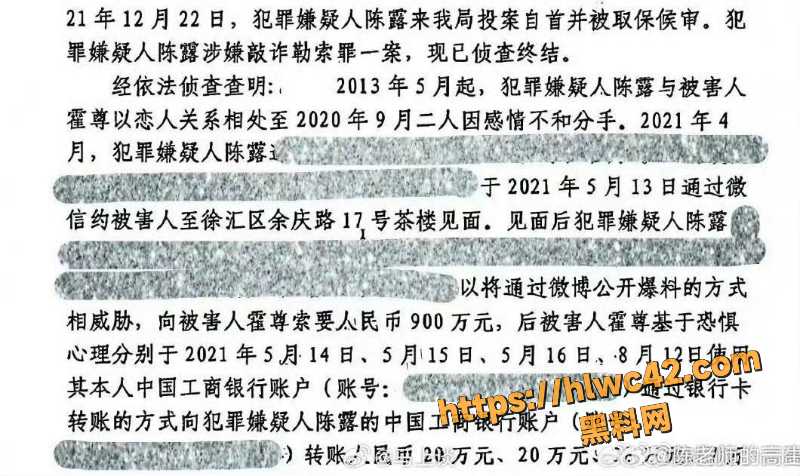 陈露霍尊9年旧案6